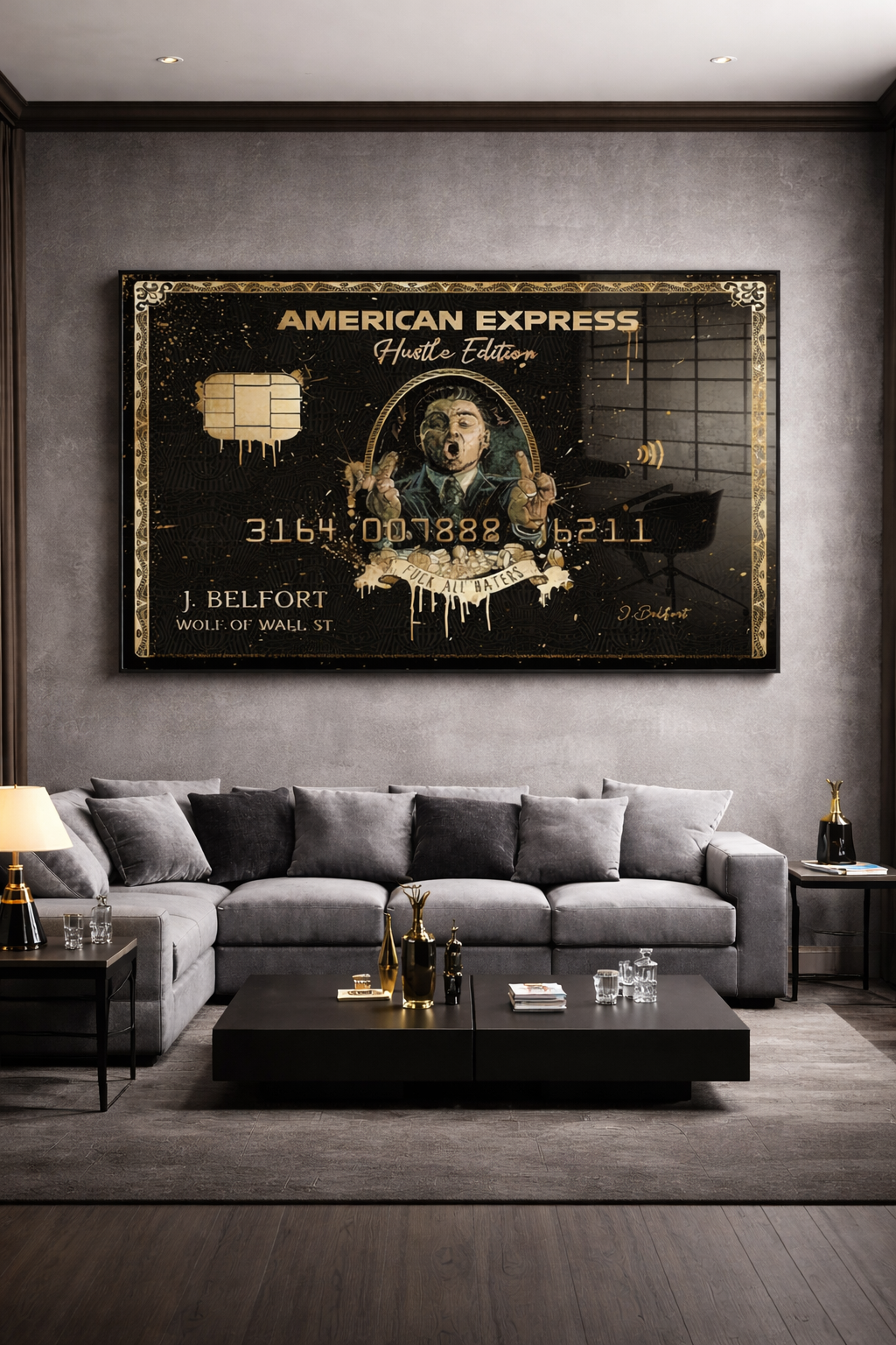 Wolf of Wall Street Amex Edition Poster
