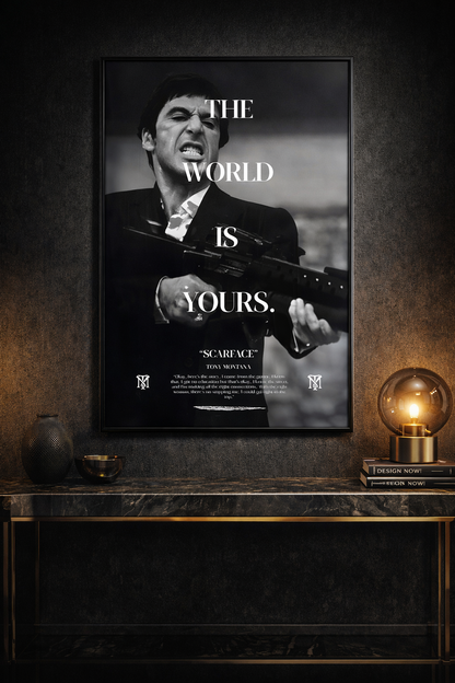 Scarface & Godfather Wall Poster