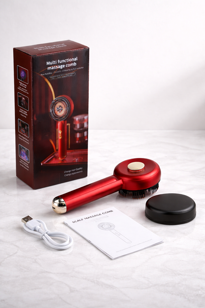Scalp Renewal Massage Comb with Oil Applicator