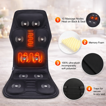 Full-Body Electric Massage Cushion with Heat