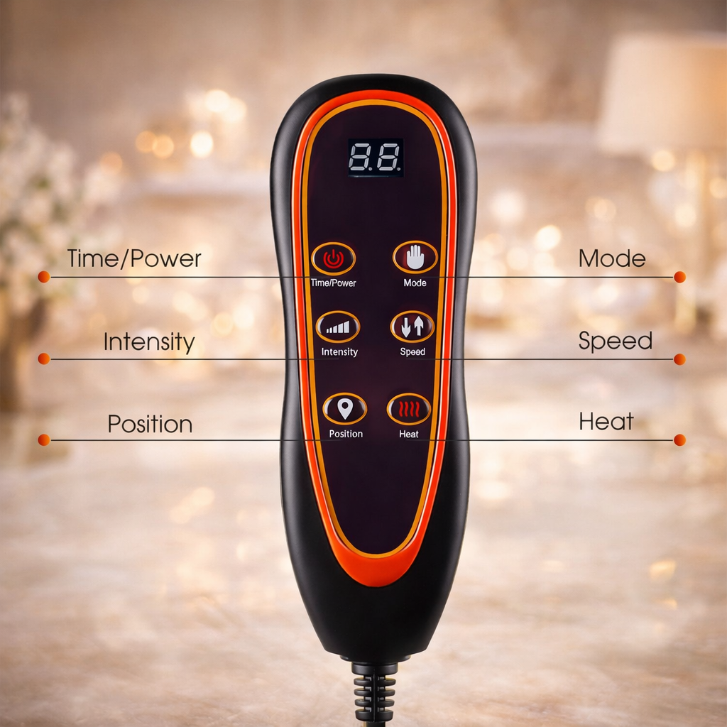 Full-Body Electric Massage Cushion with Heat