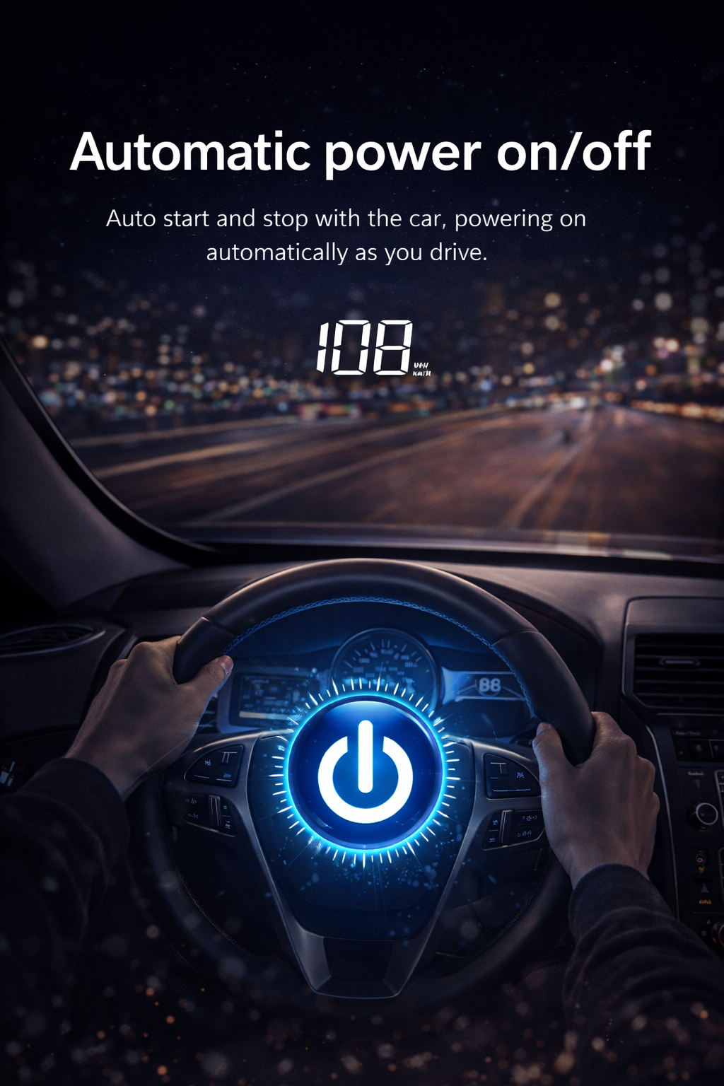 Digital Head-Up Display KM/H