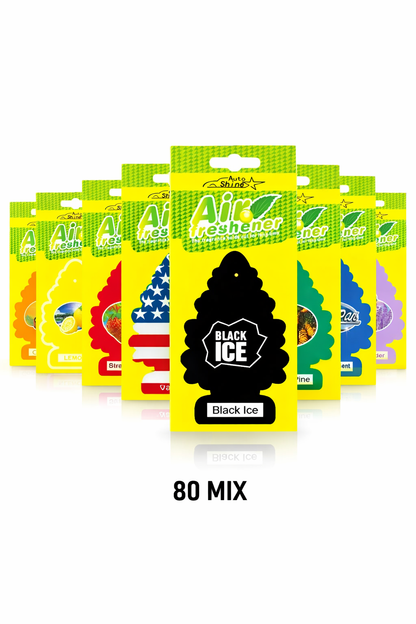 80Pcs Car Scent Tree