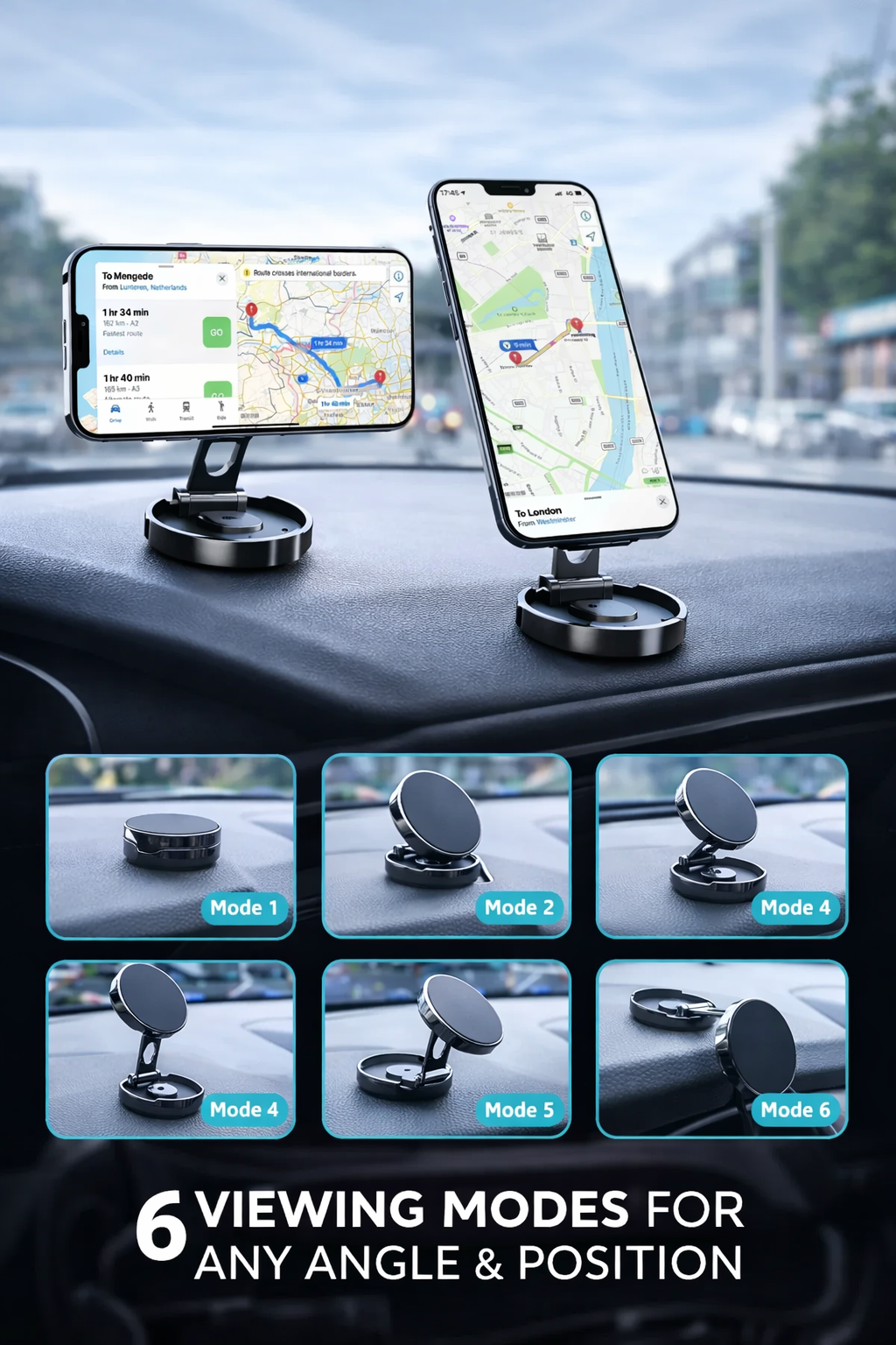 720° Rotating Magnetic Car Phone Holder