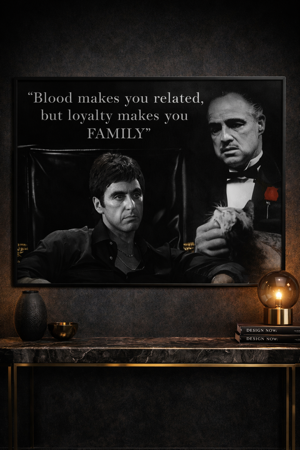 Scarface & Godfather Wall Poster