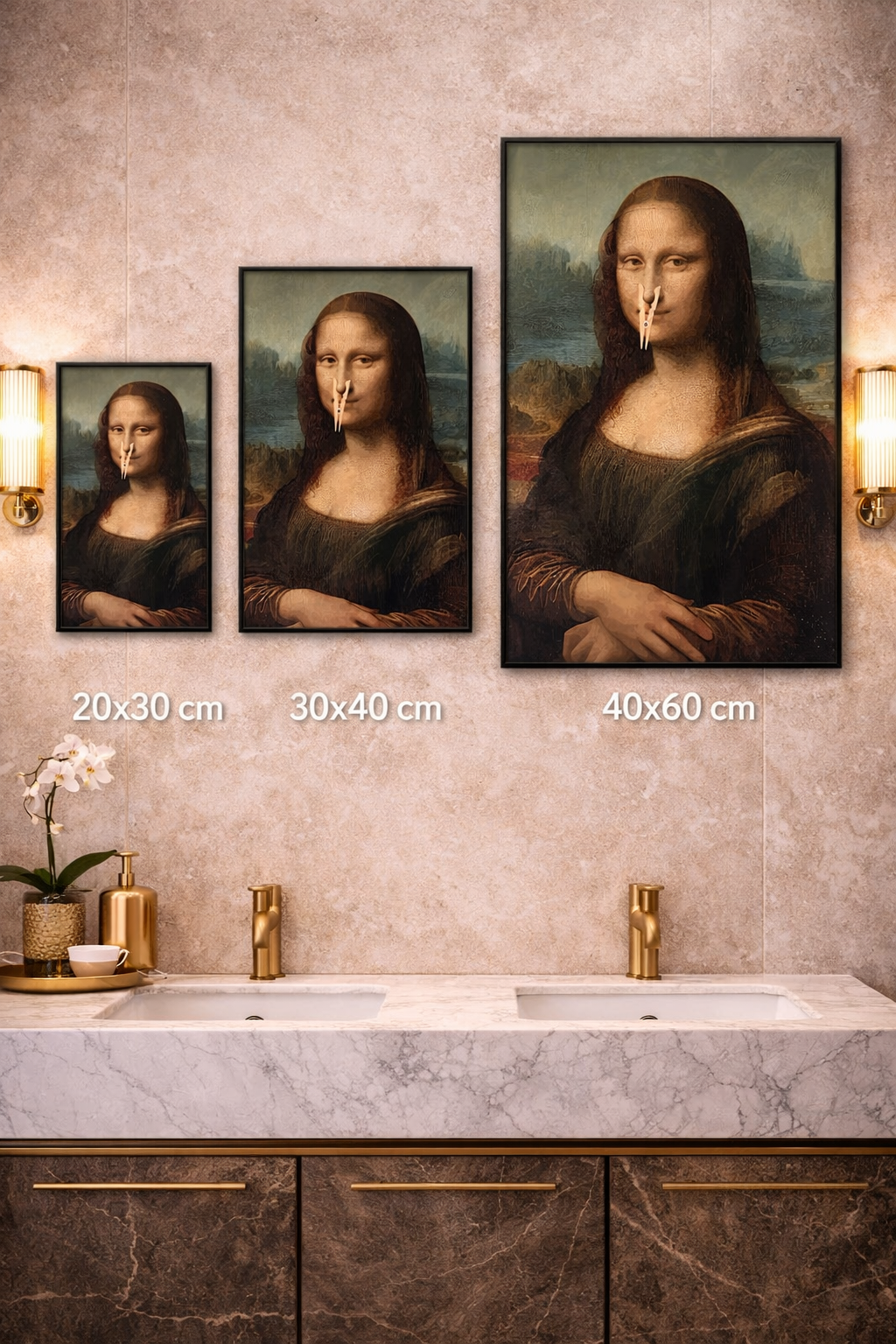 Humorous Washroom Wall Art