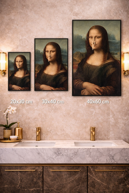 Humorous Washroom Wall Art