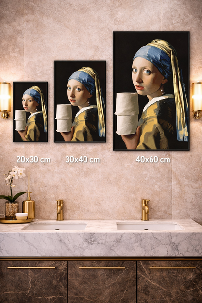 Humorous Washroom Wall Art