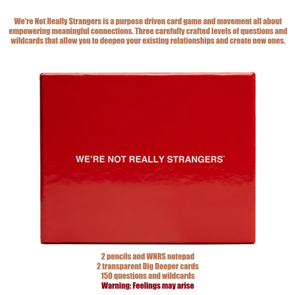 We’re Not Really Strangers – Interactive Card Game (4 Styles)