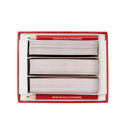 We’re Not Really Strangers – Interactive Card Game (4 Styles)