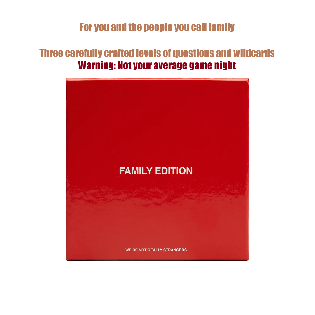 We’re Not Really Strangers – Interactive Card Game (4 Styles)