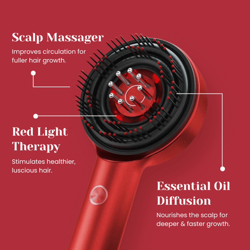 Scalp Renewal Massage Comb with Oil Applicator