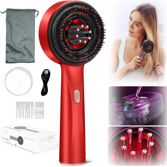 Scalp Renewal Massage Comb with Oil Applicator