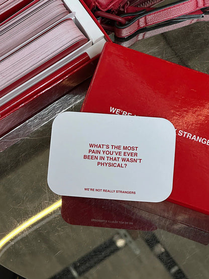 We’re Not Really Strangers – Interactive Card Game (4 Styles)