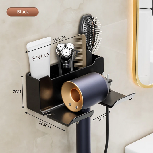 Smart Wall-Mounted Hair Dryer Holder