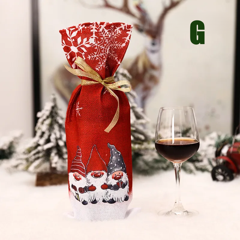 Christmas Wine Bottle Cover