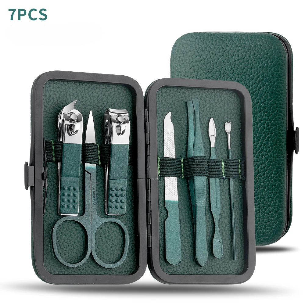 Green Mint Premium Nail & Pedicure Tool Set