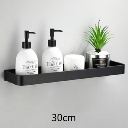 Black Nordic Style Shelf For Washroom