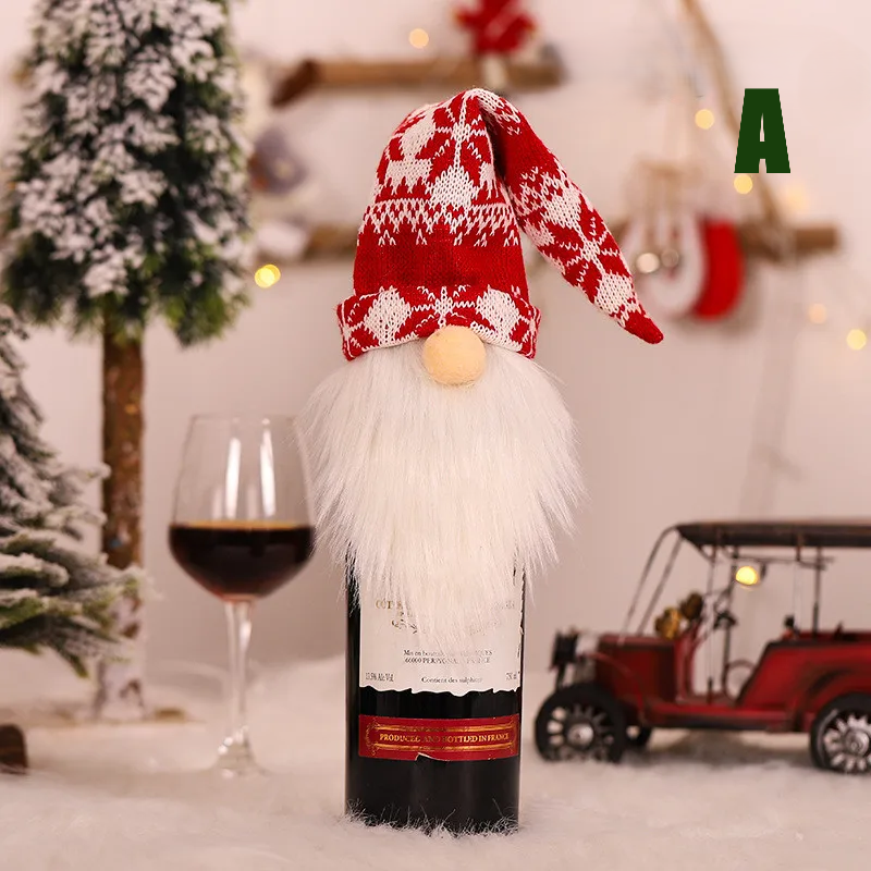 Christmas Wine Bottle Cover