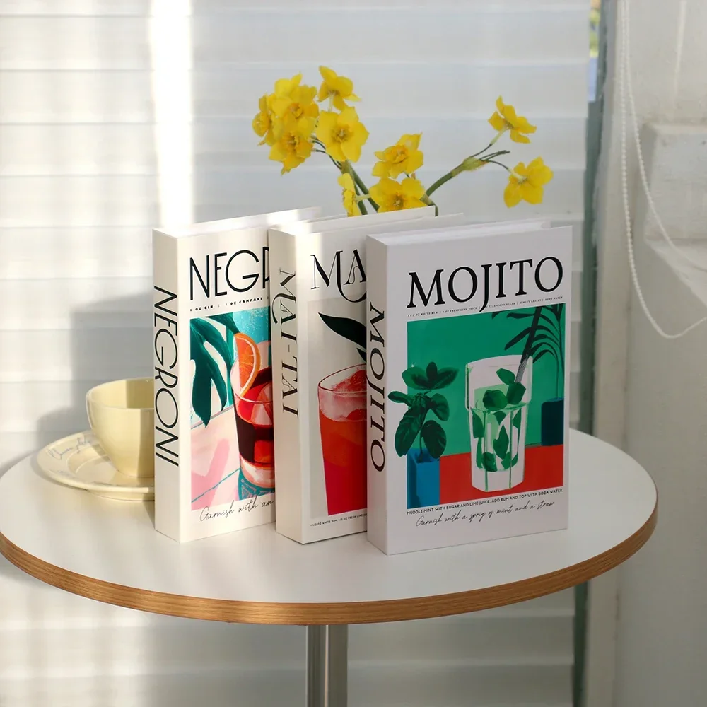 Set of 3 Foldable Designer Fake Books