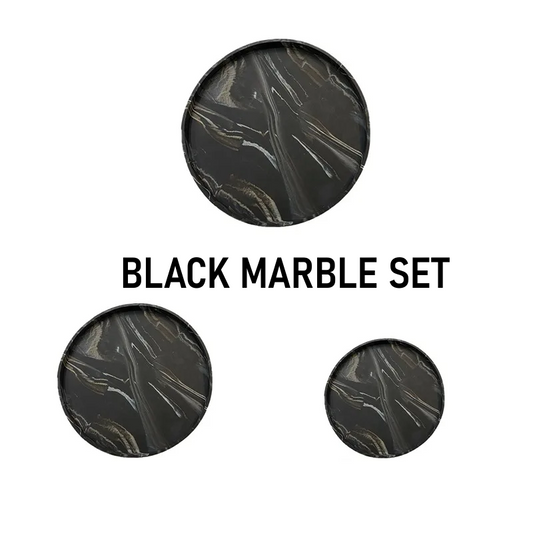 Round Decorative Tray (3PCS)