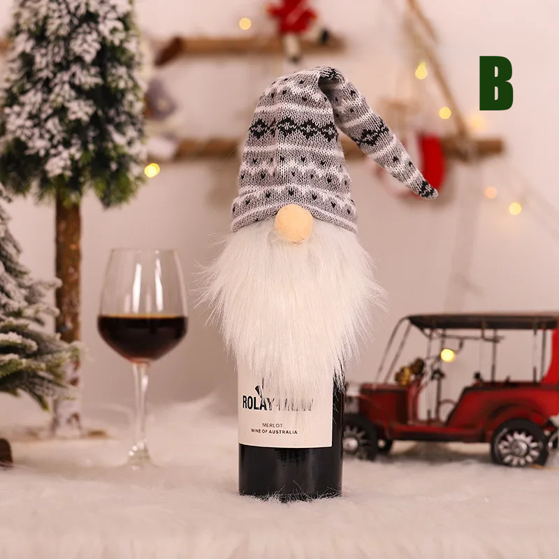 Christmas Wine Bottle Cover