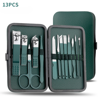 Green Mint Premium Nail & Pedicure Tool Set