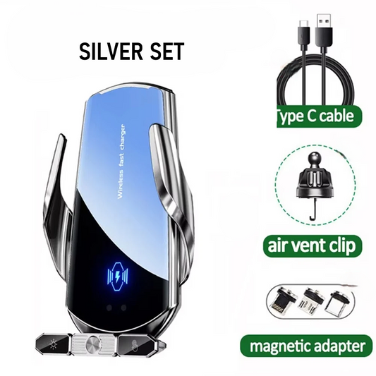 Magnetic Wireless Car Charger For iPhone & Samsung