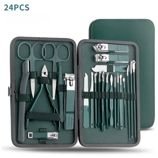Green Mint Premium Nail & Pedicure Tool Set