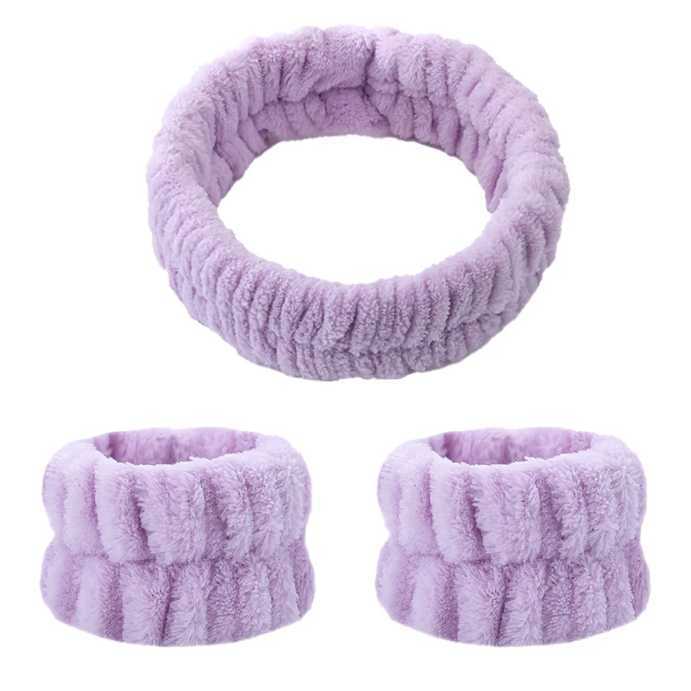 Face Cleansing Hairband and Wristbands