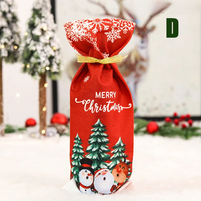 Christmas Wine Bottle Cover