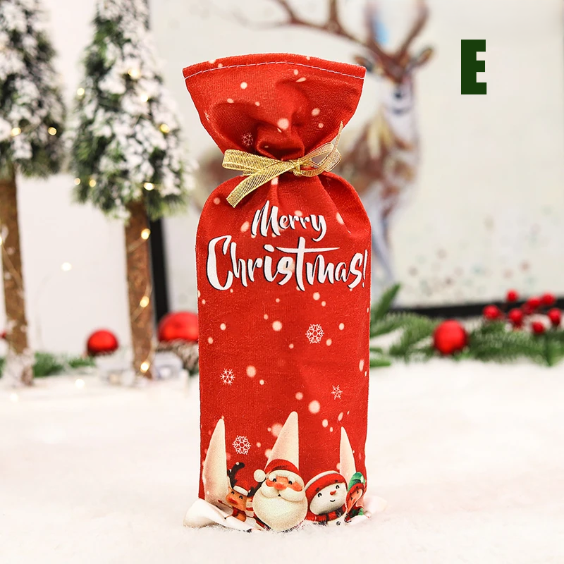 Christmas Wine Bottle Cover