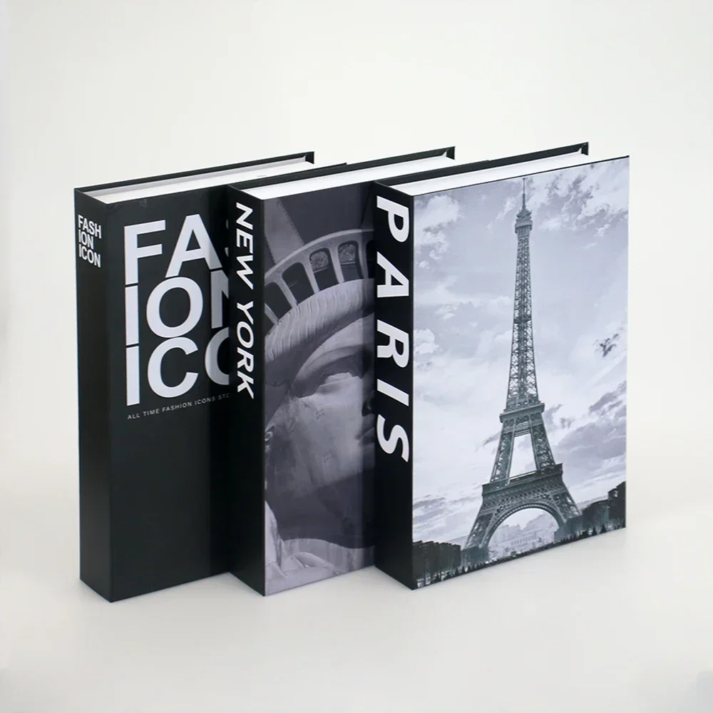 Set of 3 Foldable Designer Fake Books