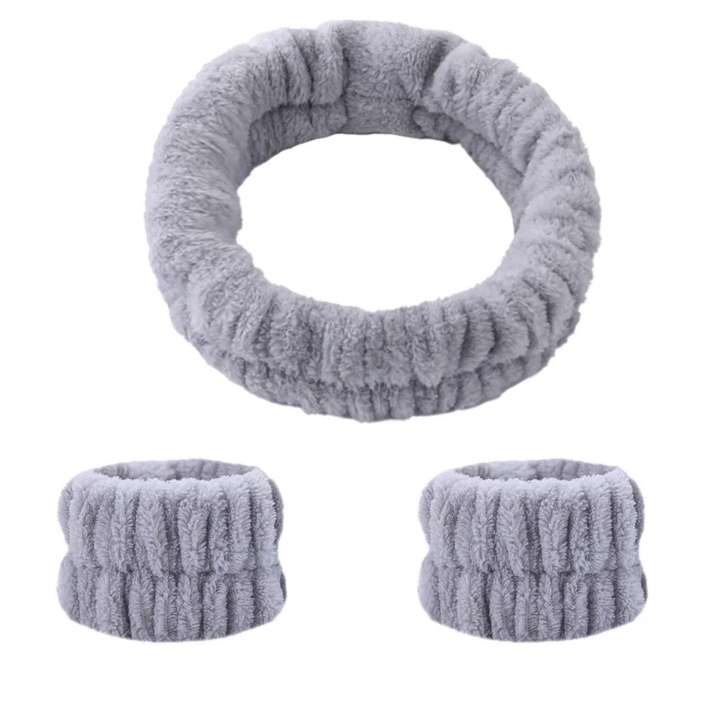 Face Cleansing Hairband and Wristbands