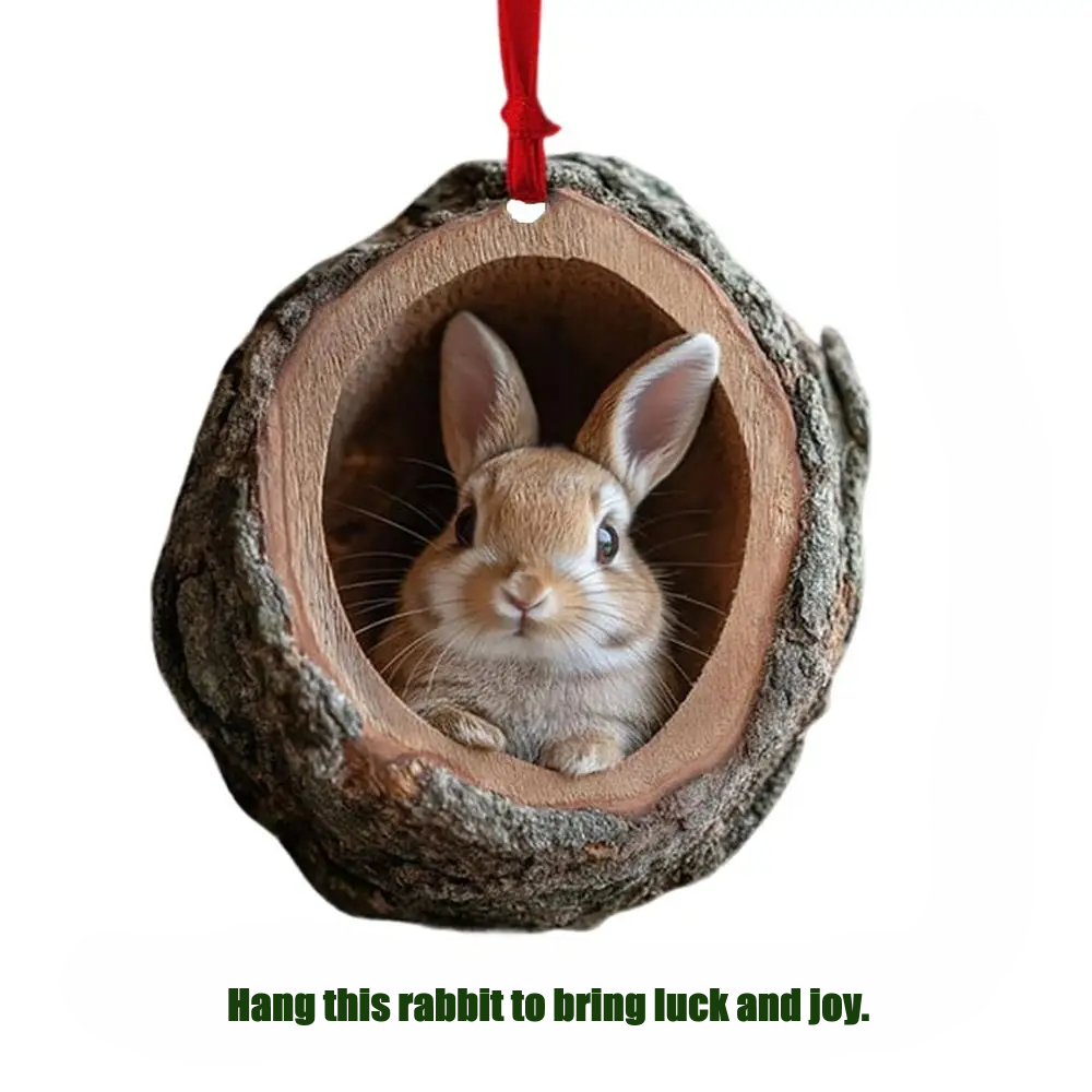 Christmas Animal Tree Pendants