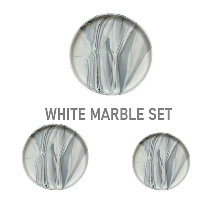 Round Decorative Tray (3PCS)