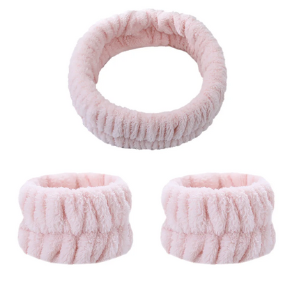 Face Cleansing Hairband and Wristbands