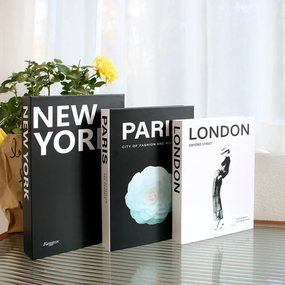Set of 3 Foldable Designer Fake Books