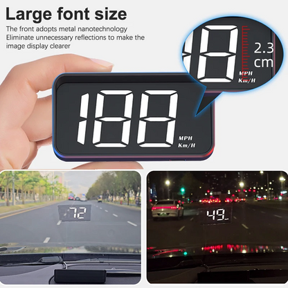 Digital Head-Up Display KM/H Projector for Cars