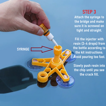 Car Windshield Repair Kit