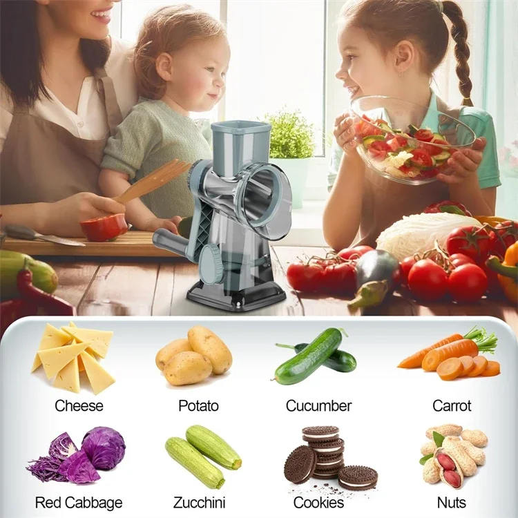 Premium Rotary Kitchen Slicer and Grater