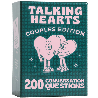 Talking Hearts – Couples Conversation Card Game (200 Questions)