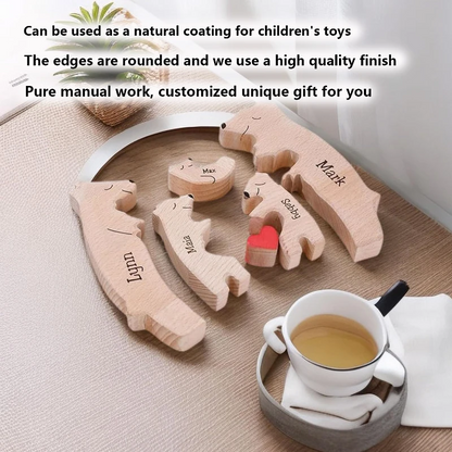 Personalized Bear Family Puzzle