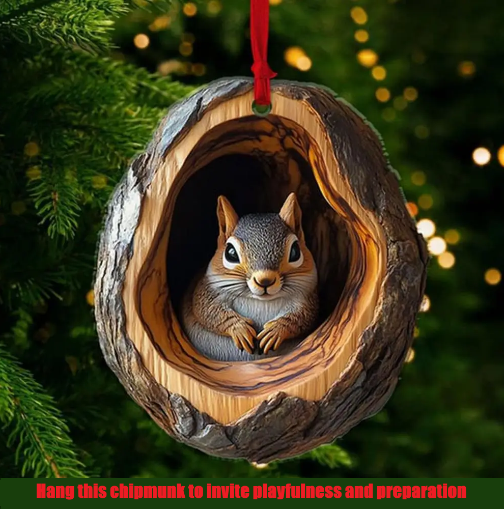 Christmas Animal Tree Pendants