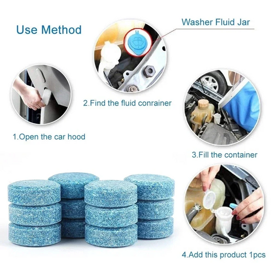80PCS Magic Car Windshield Cleaning Tablets
