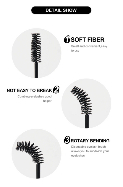 Crystal Lash and Brow Brushes