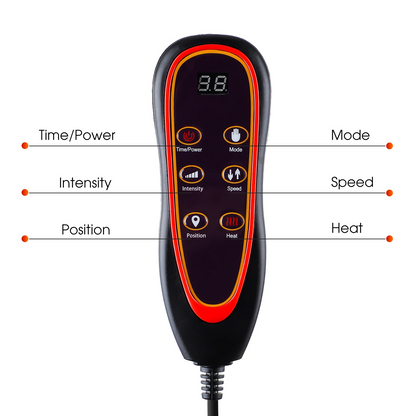 Full-Body Electric Massage Cushion with Heat – Vibrating Mat for Home, Office & Car