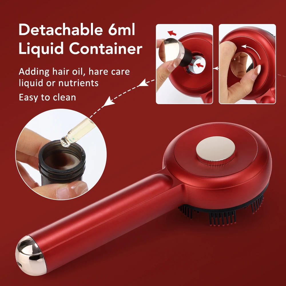 Scalp Renewal Massage Comb with Oil Applicator