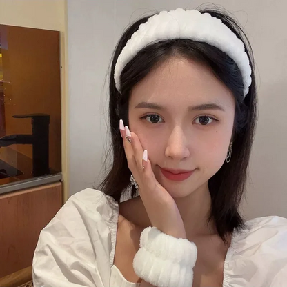 Face Cleansing Hairband and Wristbands