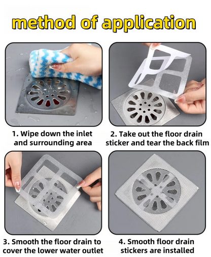 Disposable Drain Filter Stickers (20 PCS Set)
